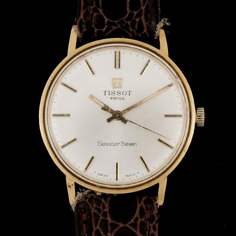 ARMBANDSUR, "Seastar Seven", Tissot, 18k guld, 1900-talets andra hälft.