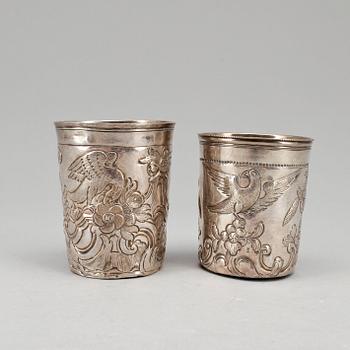 BÄGARE, 2 st, Moskva 1700-talets slut.