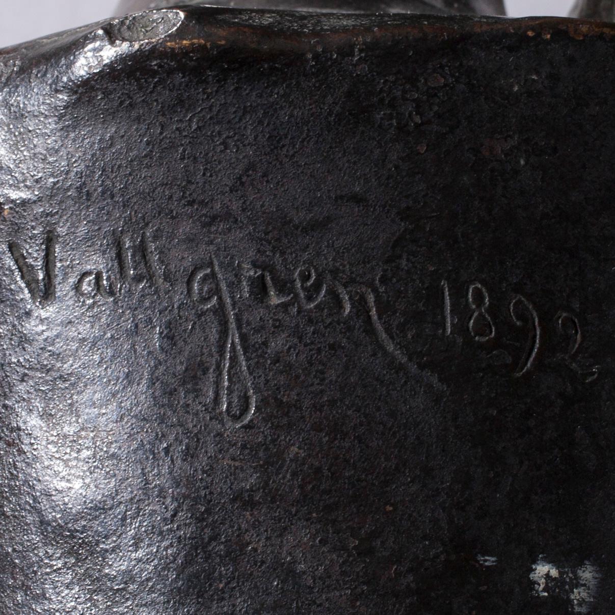 VILLE VALLGREN, skulptur, brons, signerad och daterad 1982.