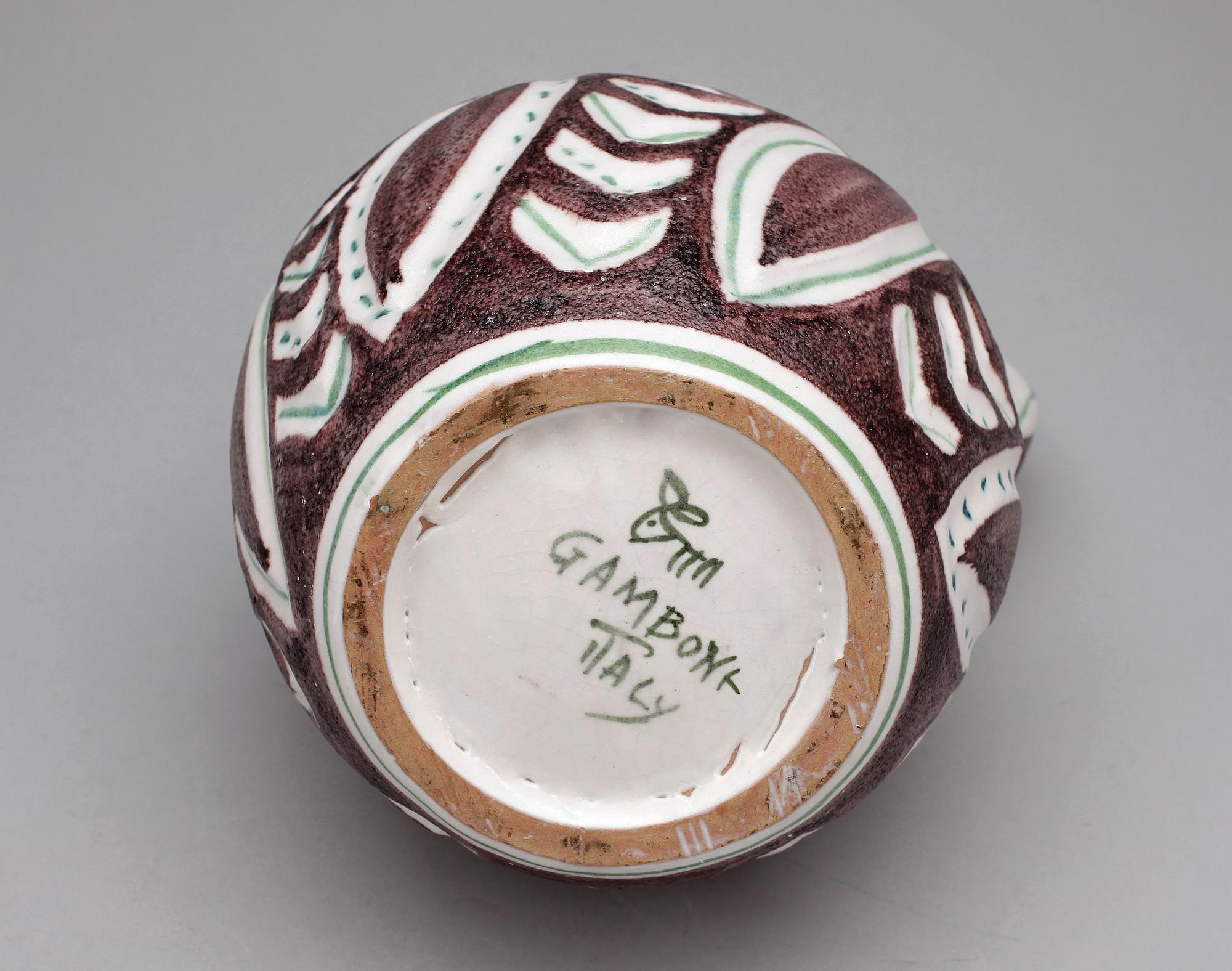 VAS, keramik, Guido Gambone, 1900-talets mitt.