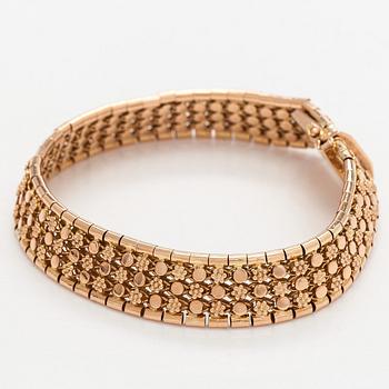 Bracelet, 14K gold, Aikala, Helsinki 1970.