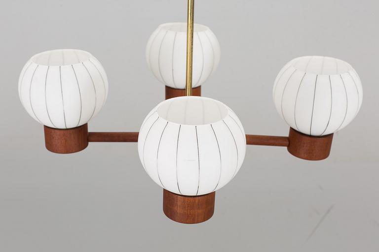 A 1950'S CEILING LIGHT.