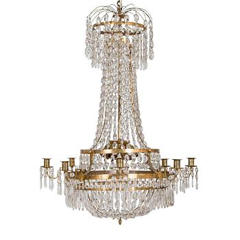 A Swedish chandelier from around year 1800.