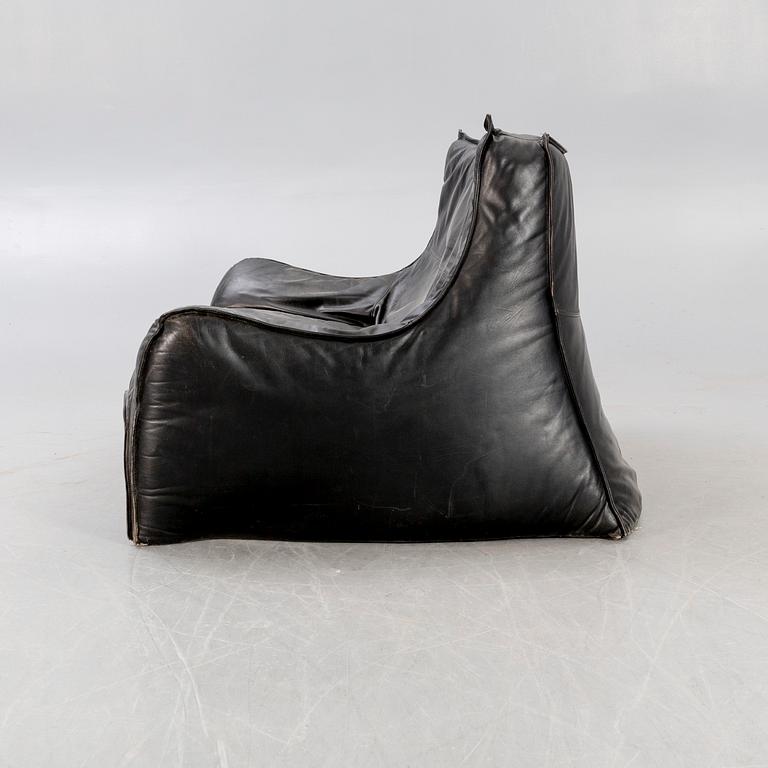 A late 20th century leather sofa from Ligne Roset France.