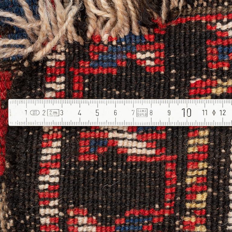 Rug, "Sunburst", Kazak, circa 250 x 137 cm.