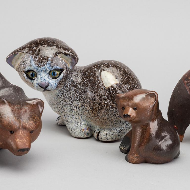 THOMAS HELLSTRÖM, keramik, 5 st, Nittsjö, Rättvik.