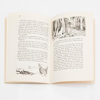 Tove Jansson, The book "Småtrollen och den stora översvämningen", first edition, Söderströms & C:o, Helsingfors 1945.