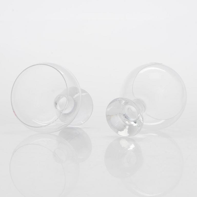 Tapio Wirkkala, dricksglas, 8 kpl, 275 års jubileumsglas, Iittala, 1956.