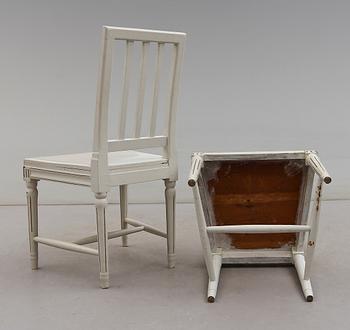 STOLAR, 6 st, sengustavianska, 1800-talets första hälft.