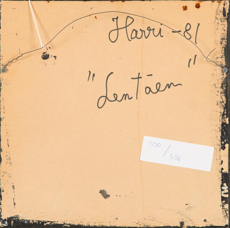 Juhani Harri, 'Lentäen'.