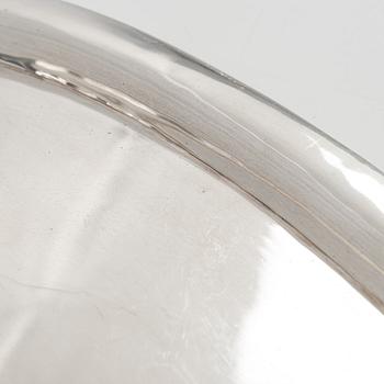 A 4-piece Mexican sterling silver tea set, mid-20th century.