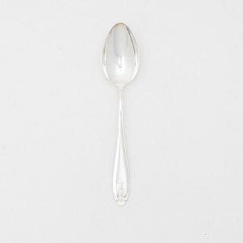 Spoons, 12 pcs, silver, "Wasa", GAB, 1946-1957.