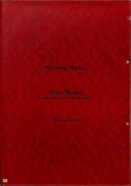 MALCOLM MORLEY, a folder comprising five lithographs in colours signed and numbered.