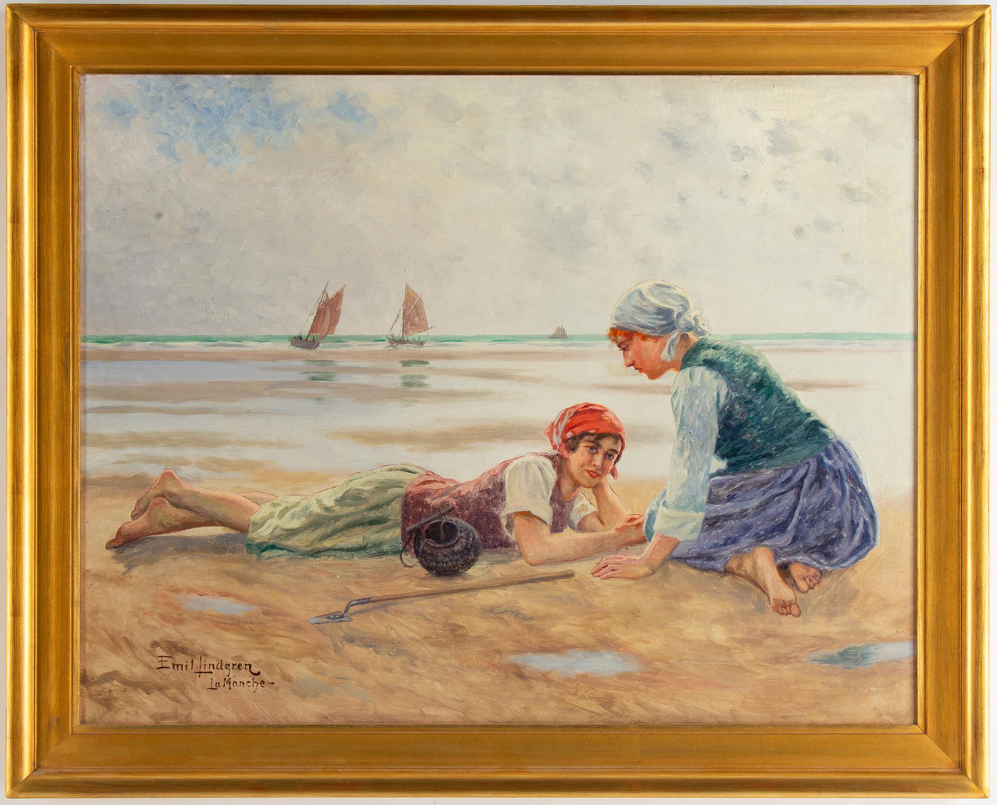 Emil Lindgren, oil on canvas, signed.