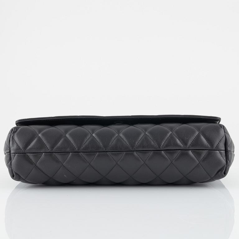 Balenciaga, A black quilted leather 'Touch B' shoulder bag.