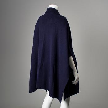A wool-and cashmere poncho by Ralph Lauren.