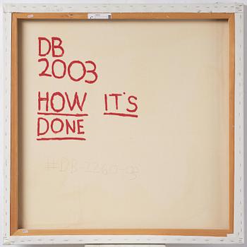Donald Baechler, "How it's done”.