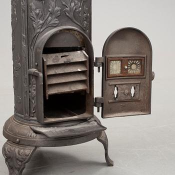 A cast iron stove by Husqvarna, model No 78, early 20th century.