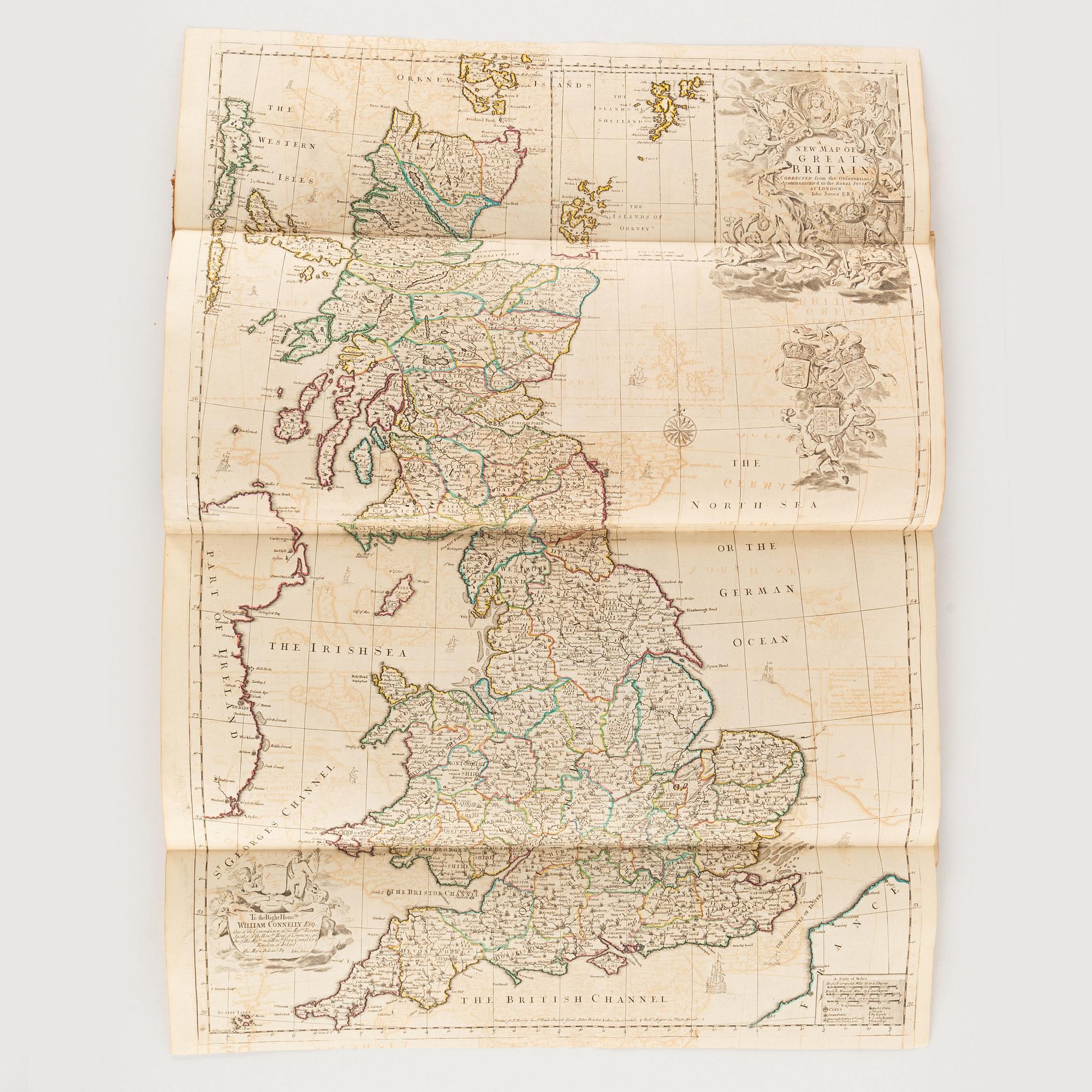 Atlas with 32 engraved maps.