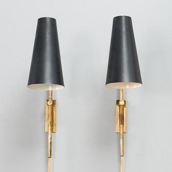 Paavo Tynell, A pair of mid-20th century '9459' wall lights for Idman.