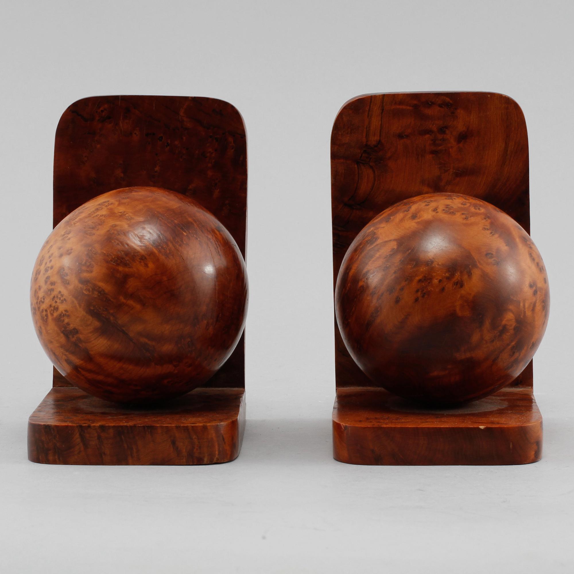 BOKSTÖD, art deco-stil, 1900-talets andra hälft.