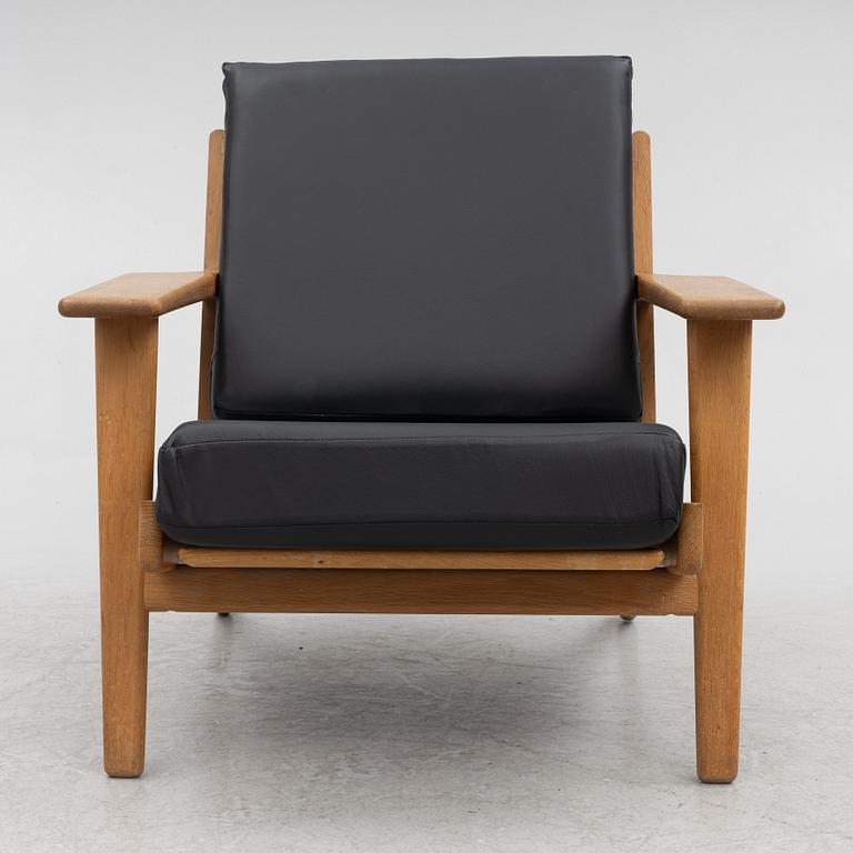 Hans J Wegner, a lounge chair, 'GE 290', Getama, Gedsted, Denmark.
