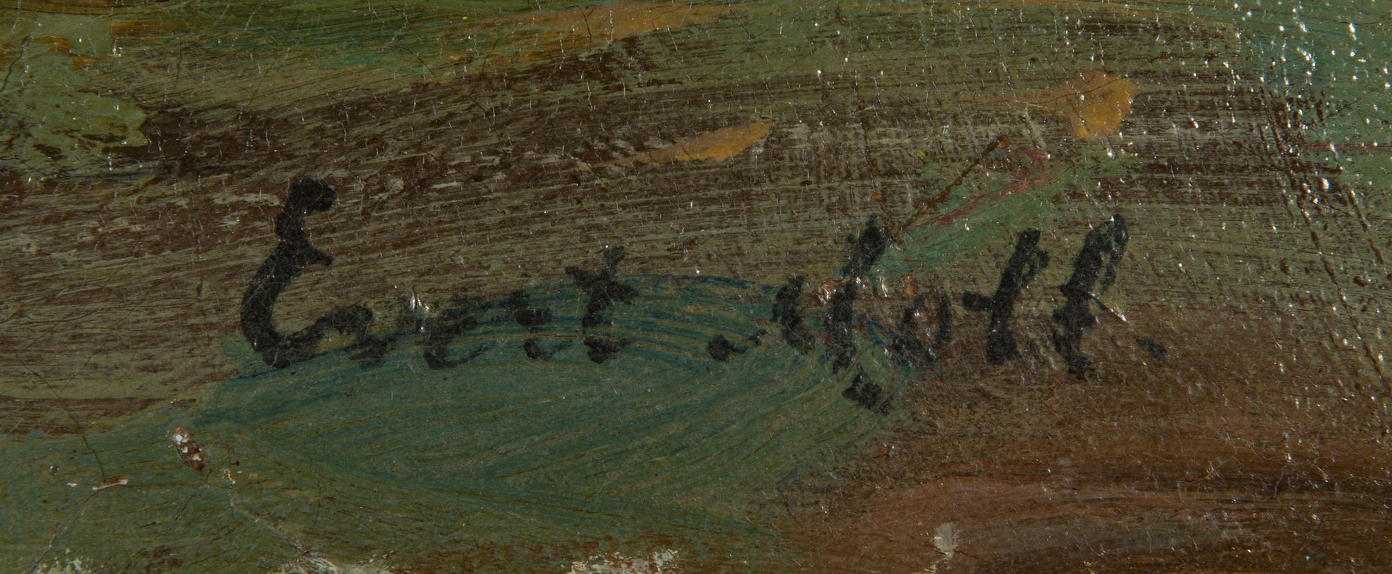 Evert Moll, oil on canvas, signed.