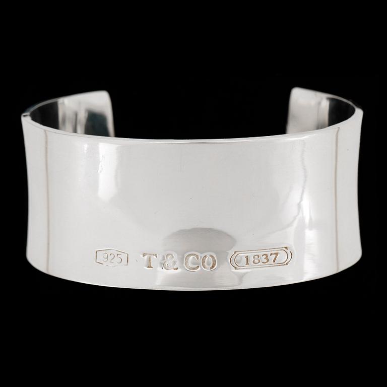 ARMBAND, sterlingsilver, "Tiffany 1837 Cuff", Tiffany, USA. Vikt ca 75 gram.