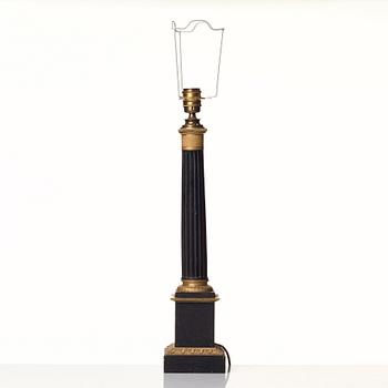 A French late Empire 19th Century table lamp.