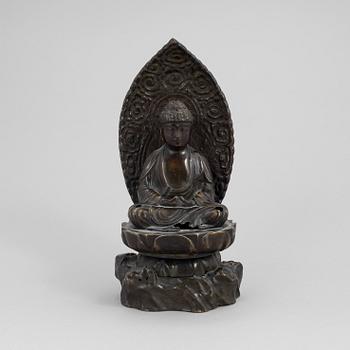 BUDDHA, brons, Japan, Meiji.