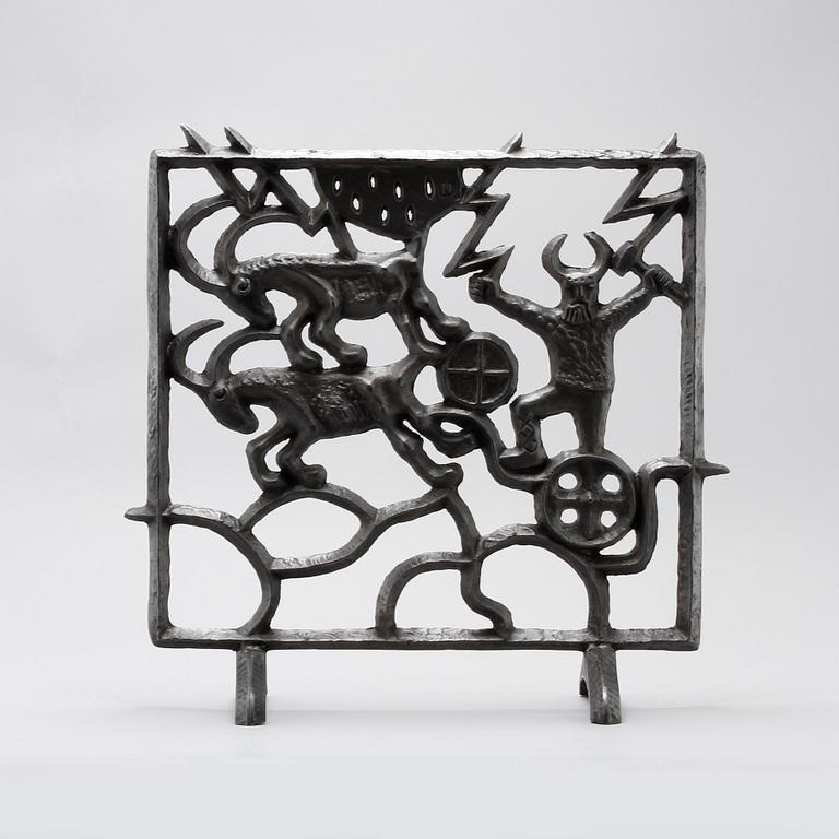 A 21th century cast iron spark protection, Olle Hermansson.
