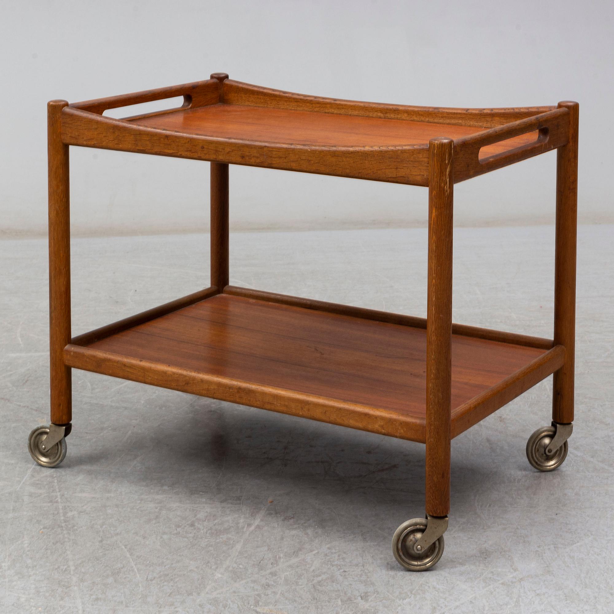 HANS J WEGNER, för Andreas Tuck, serveringsvagn, Danmark, 1900-talets mitt.