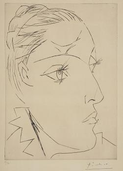 Pablo Picasso, "Portrait de Dora Maar au Chignon II".