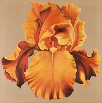 612. Lowell Nesbitt, "Gold iris".