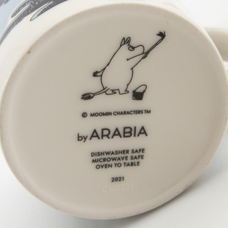 Mugs 8 pcs and 1 plate Moomin characters/ Mumin Arabia Finland.