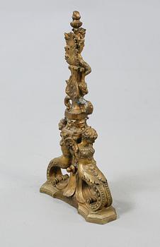 DEKORELEMENT/ANDIRON, Italien, 1900-tal.