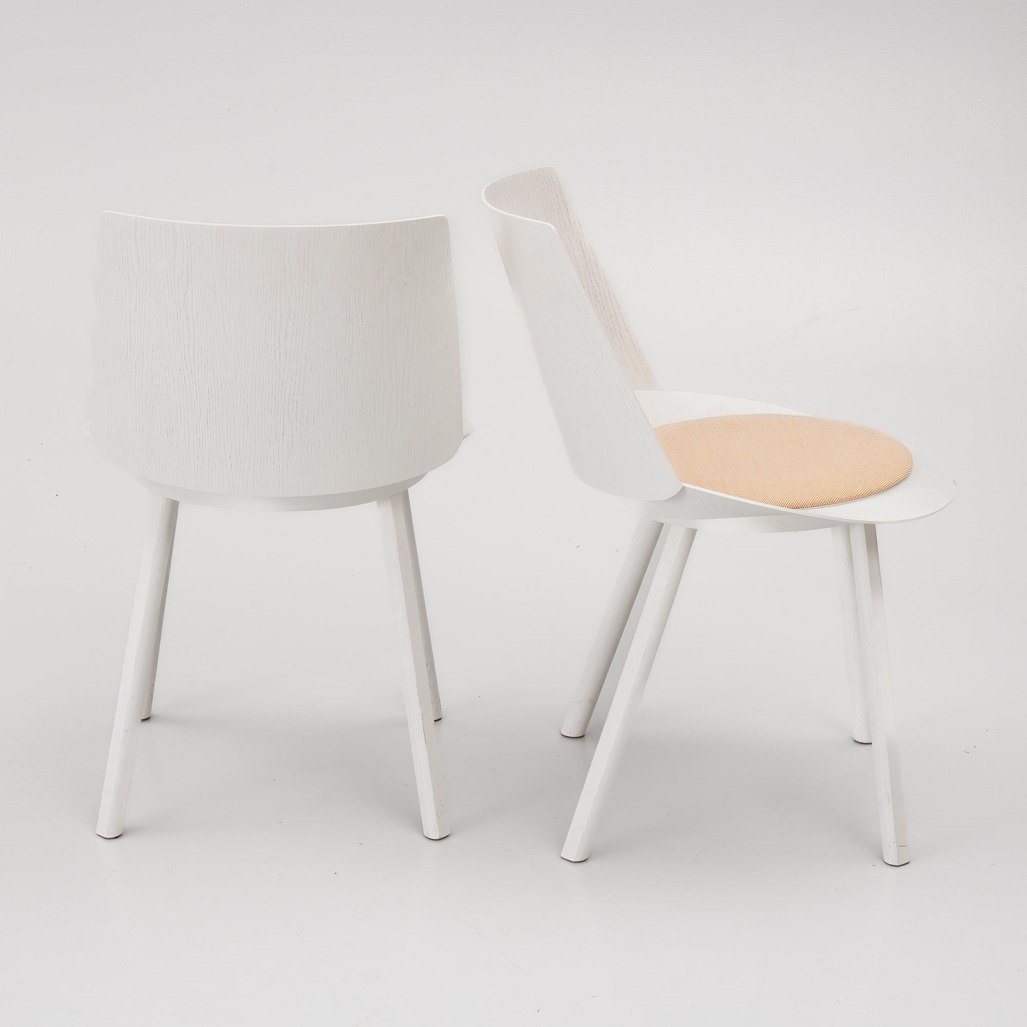 Stefan Diez, chairs, 8 pieces, “Houdini”, E15, 2000s.