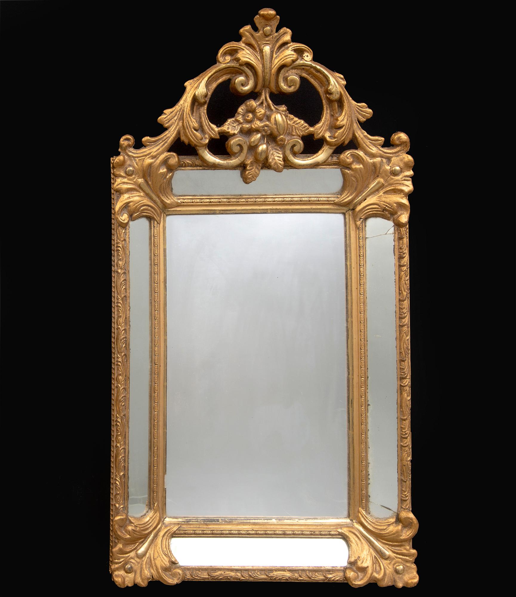 Spegel, rokokostil, 1800-talets slut.