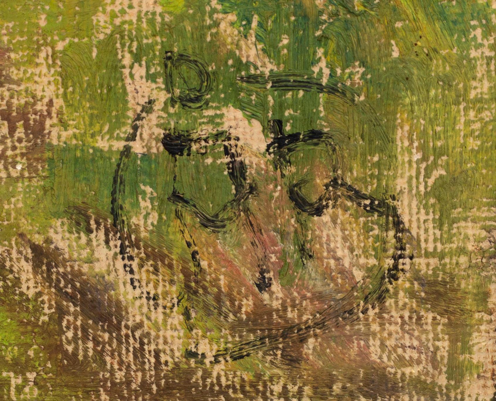 MINACARLSSON-BREDBERG, oil on canvas, monogram signature.