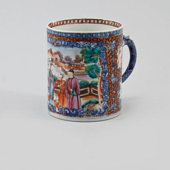 MUGG, porslin, Kina, Qianlong 1736-1795.