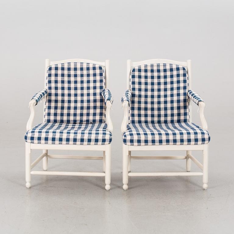A pair of armchairs, "Medevi Brunn" IKEA, late 20th century,.