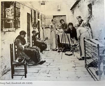 Georg Pauli, Flicka på Capri.