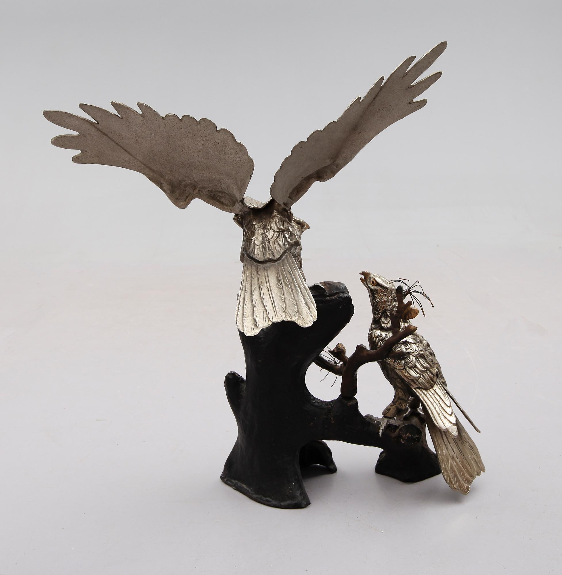 SKULPTUR, metall, 1900-/2000-tal.