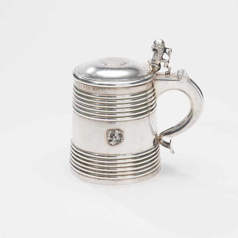 STOP, silver, Kultakeskus Oy, Tavastehus 1930-tal. Vikt 516 g.
