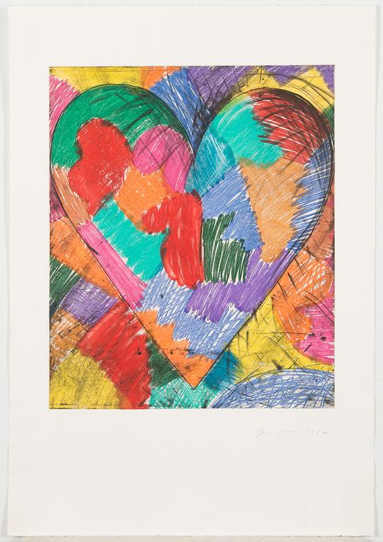 Jim Dine, "A Heart Called Paris Spring".