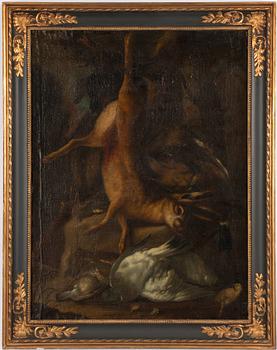 Jan Fyt, his followers, 18th century, Hunting still life.