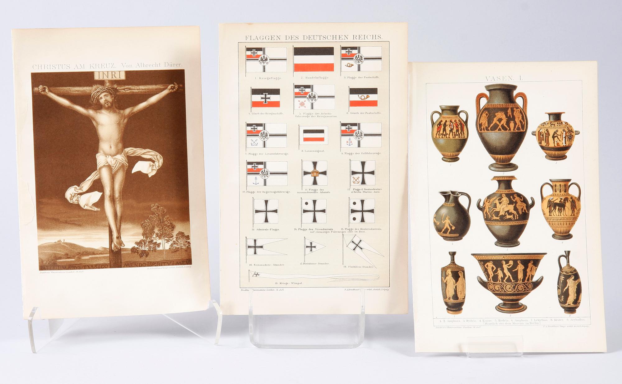 PARTI GRAFIK, bl a Meyer, Lindman, Nordiska tavlor, mm.