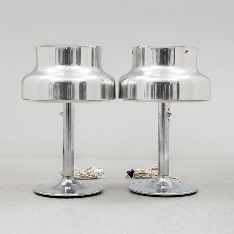 ANDERS PEHRSON, bordslampor, ett par "Bumling", Ateljé Lyktan, Åhus, formgivna 1968.