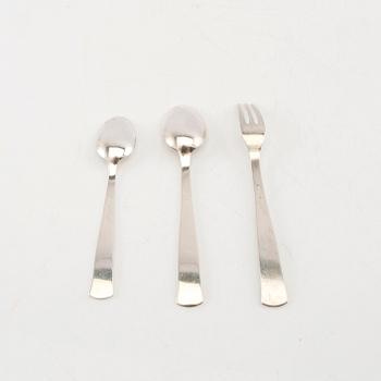 Jacob Ängman, bestick 88 delar, silver, "Rosenholm", GAB, Eskilstuna, 1950/70-tal.
