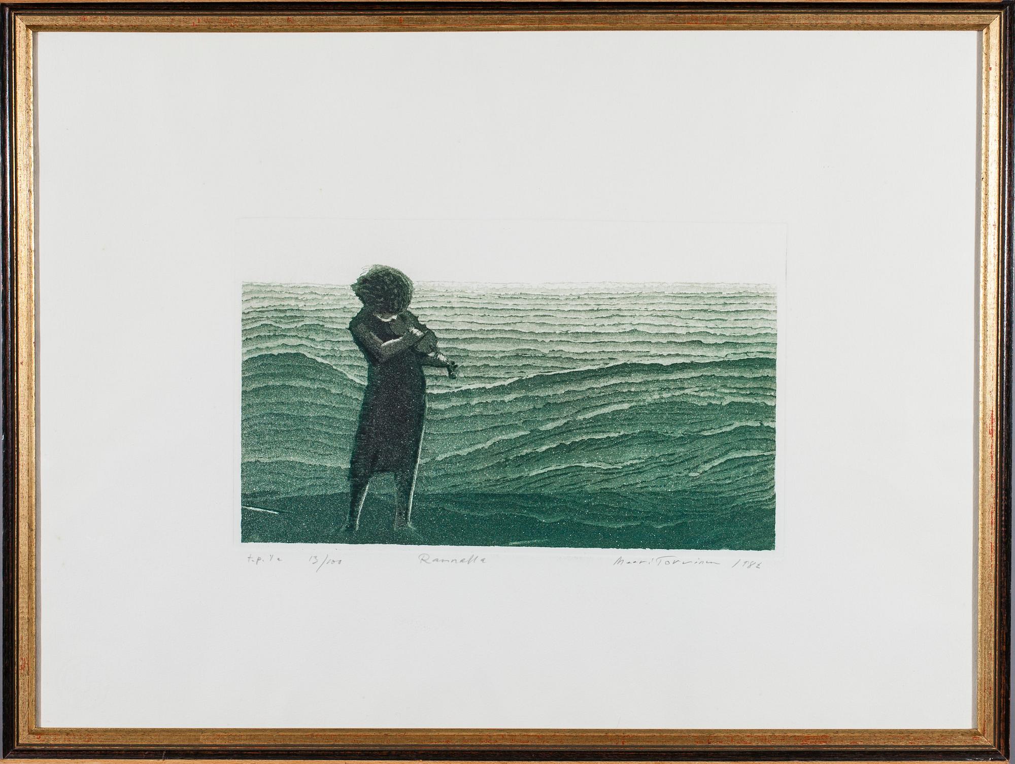 MEERI TORVINEN-ROUVINEN, etsning, signerad och daterad 1982.